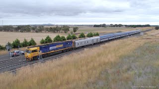 9322 Leading 6MA8 The Overland Passenger Train (20/1/2023) - PoathTV Railways