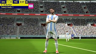 Argentina vs France football match