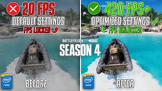 Battlefield 6 - Best PC Settings to FIX Lags, FPS Drops & Stutters on ANY PC in Season 4📈