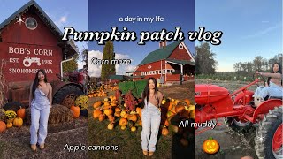 Pumpkin patch vlog ♡