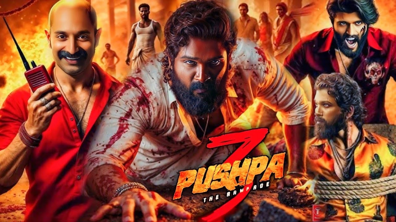 Pushpa 3 The Rampage Full Movie 2026 | Allu Arjun | Rashmika | Fahadh Faasil | Vijay D | New Movie