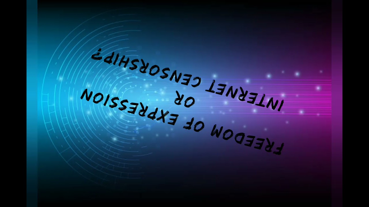 Freedom of Expression and Censorship