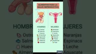 HOMBRES VS MUJERES – ALIMENTOS PARA LA SALUD REPRODUCTIVA