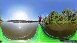 NEVER SEEN BEFORE!!!!! - CANOEING TRAINING FILMED WITH 360° CAMERA