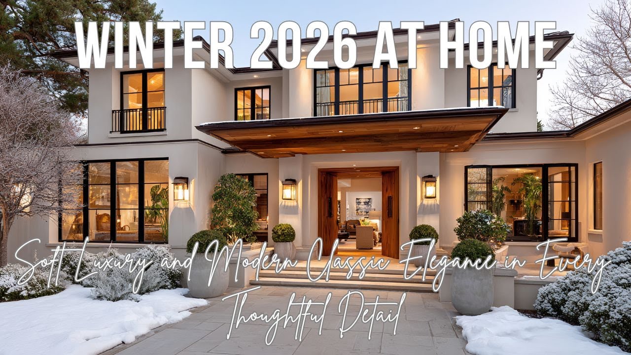 Winter 2026 at Home Soft Luxury and Modern Classic Elegance in Every Thoughtful Detail