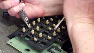 How to remove an ALPS key switch from a TRS-80 Model I #SepTandy