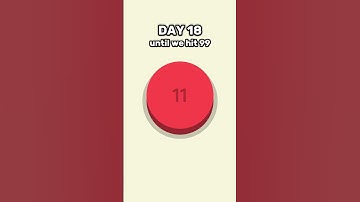 Day 18 | CLICKING this BUTTON until we hit 99😱#shorts