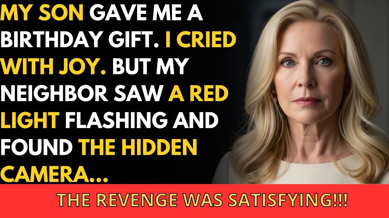 "My Son's Birthday Gift Had a Hidden Camera — He Wanted Me Declared Insane"