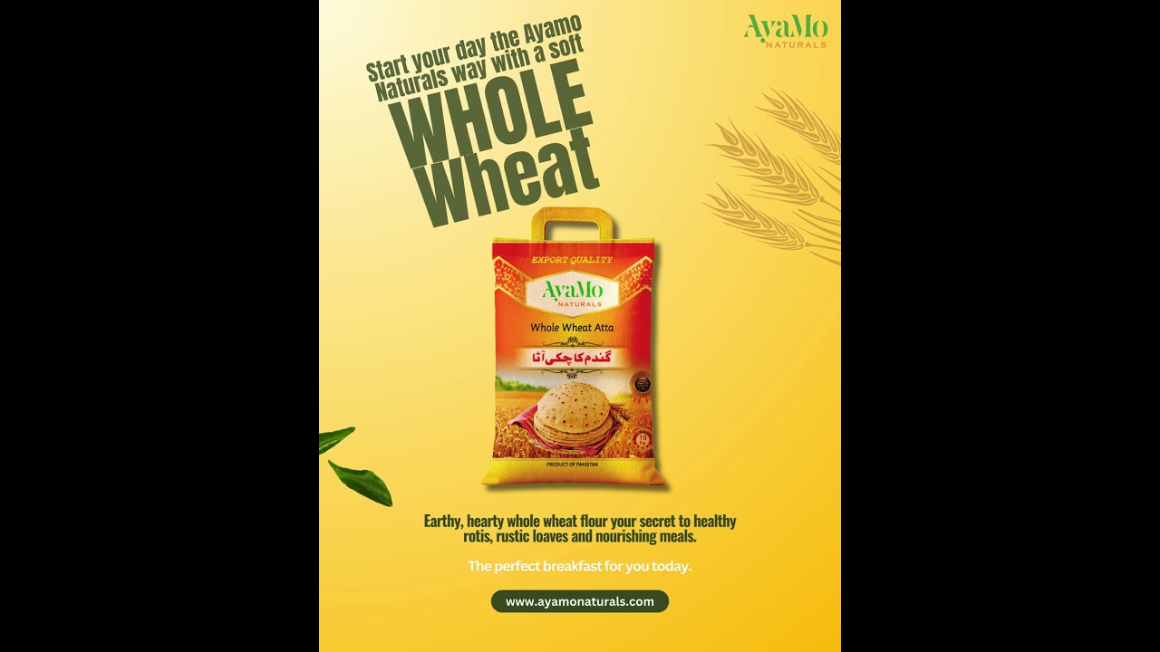 AyaMo Naturals brings you 100% Whole Wheat Flour