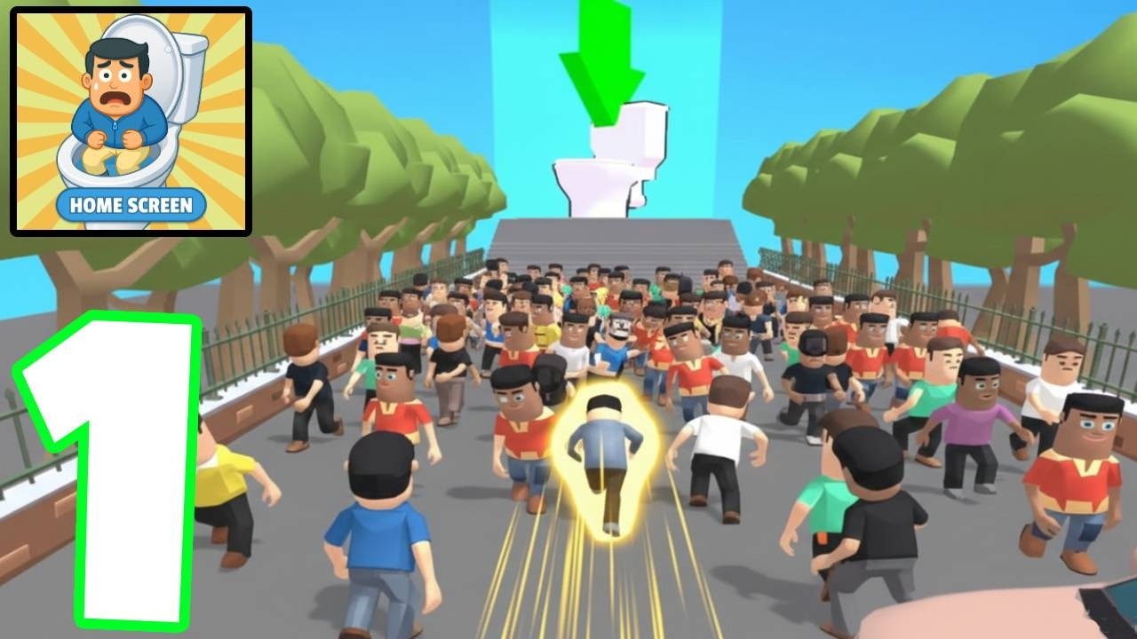 It's Pee Time Home Screen - Gameplay Walkthrough Part 2 - SpeedRun Game (ANdroid/ios)