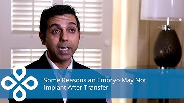Embryo Implantation: Reasons an Embryo May Not Stick