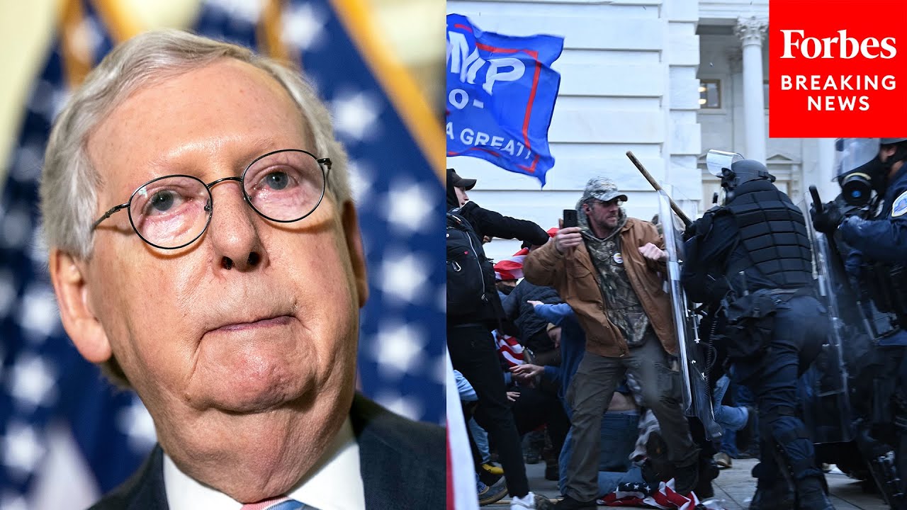 JAN 6. FLASHBACK: McConnell Blasted 2020 Election Objections Before Rioters Breached Capitol