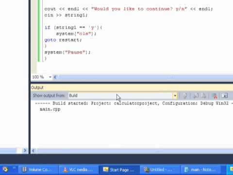 C++ Calculator Project Tutorial Part 3