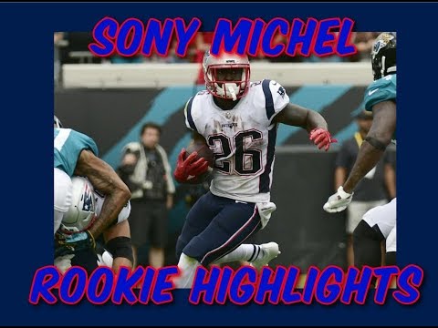 Sony Michel Rookie Highlights | Week 1-8 | 2018