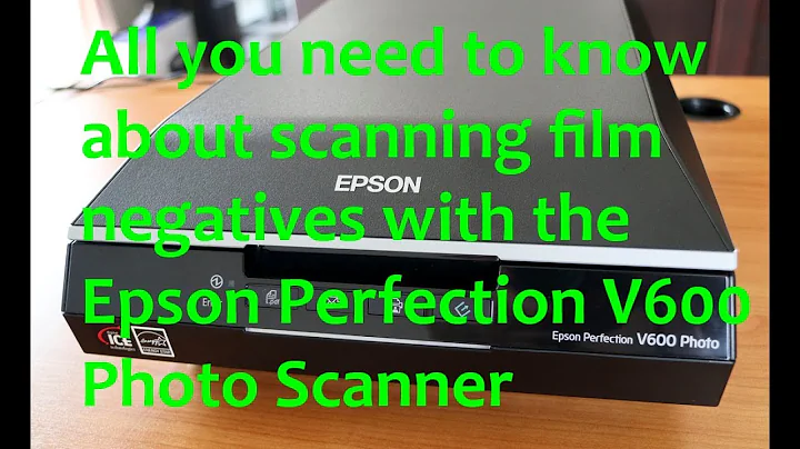 Epson Perfection V600 Photo Film Negative Scanner