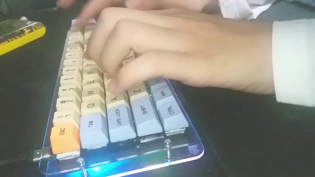 Custom Acrylic Case With Holy Panda Switches