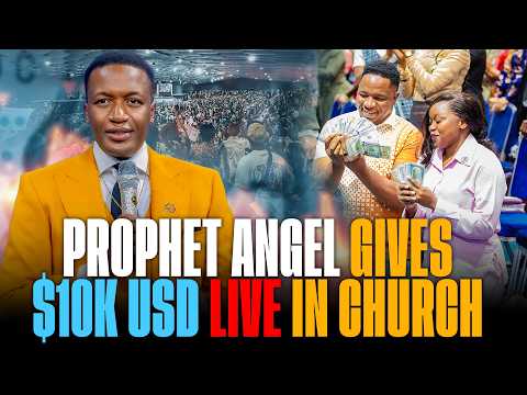 Prophet angel Gives $10 000 USD Cash Live In Church