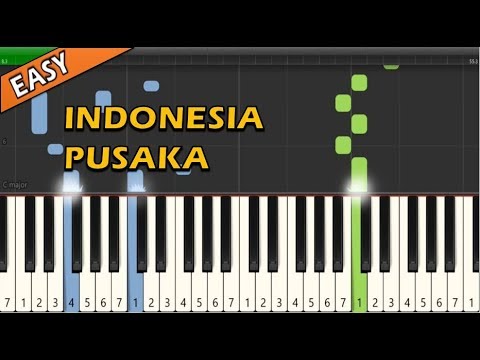 Lagu Wajib Nasional - Indonesia Pusaka (Piano Tutorial ~ Easy & Simple)