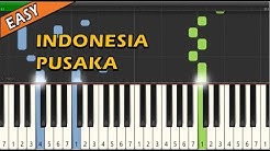 Lagu Wajib Nasional - Indonesia Pusaka (Piano Tutorial ~ Easy & Simple)  - Durasi: 1:11. 