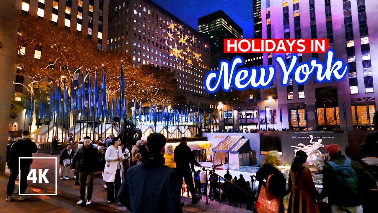 NYC Christmas Walk 🎄 Sparks of Holiday Magic on 5th Avenue