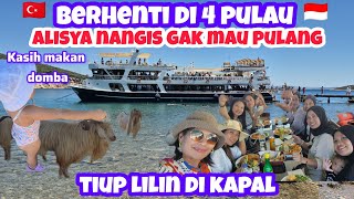 PERTAMA  ALISYA BOAT TOUR / BIKIN NAGIH SAMPAI NANGIS PENGIN RENANG TERUS