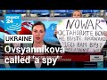 Russian TV producer protest: Marina Ovsyannikova called 'a spy' by Russian TV station • FRANCE 24