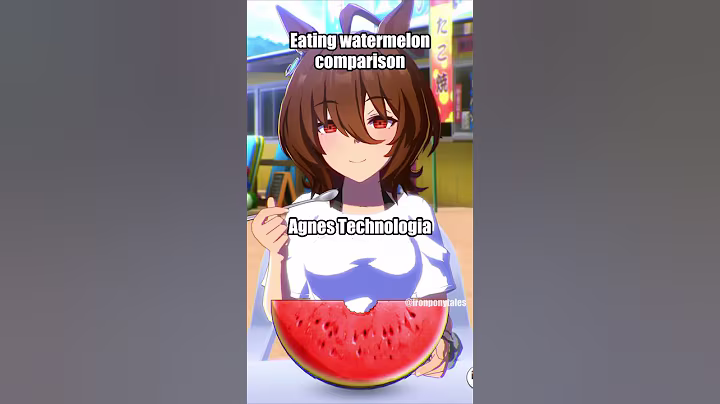 EATING WATERMELON UMA COMPARISON | Uma Musume Pretty Derby