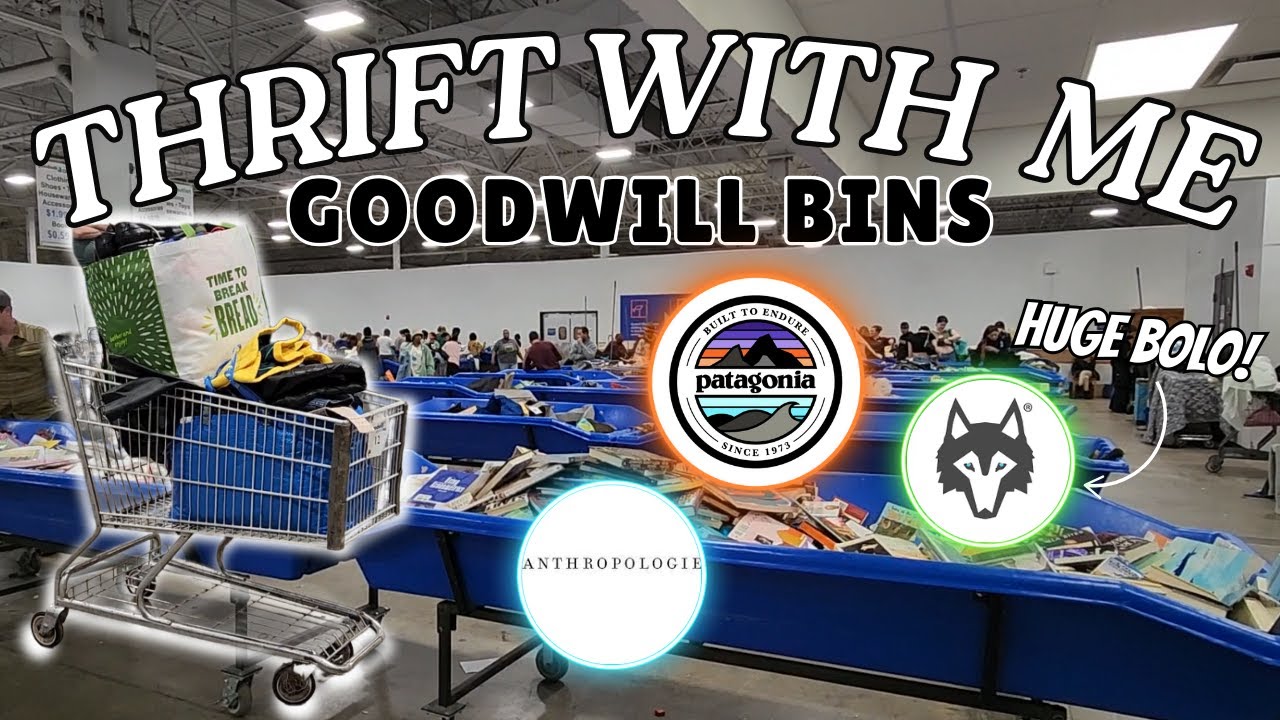 Thrift With Me at the Goodwill Bins Outlet in Columbus, OH! Thrifting ...