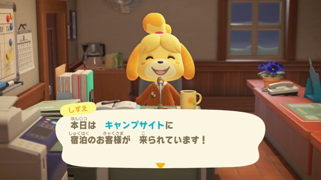 11【あつ森】キャンプサイトに来た子をあくせんく島に勧誘しよう！【あつまれ どうぶつの森】