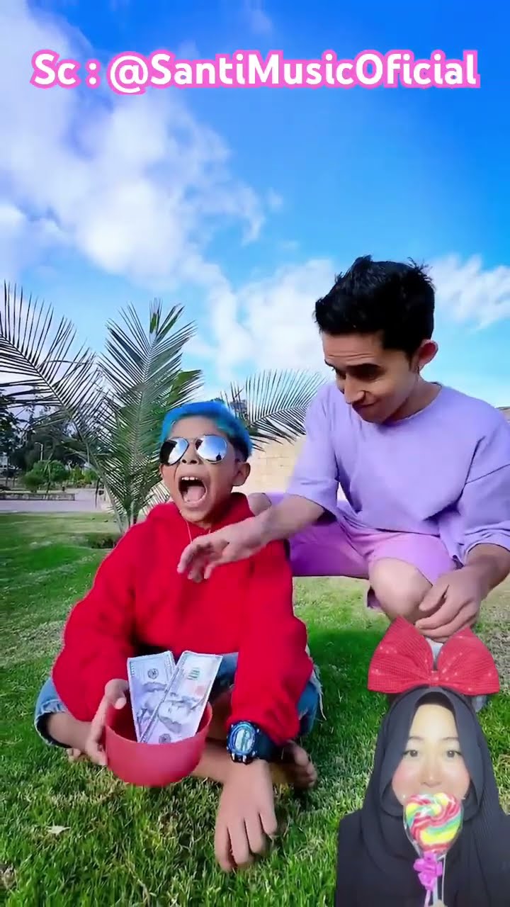 Aaa kasian aaa , jangan ambil uang ku ⁉️?@SantiMusicOficial #shorts