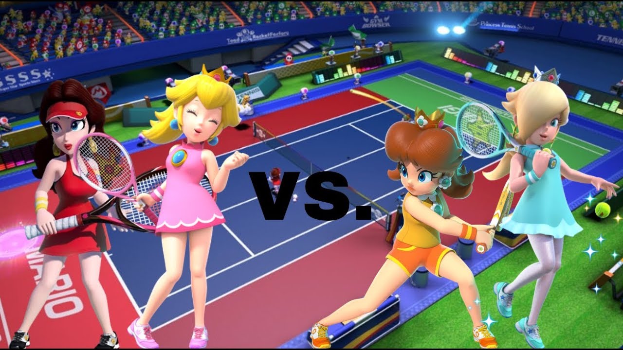 Princess Daisy, Princess Rosalina, Mario Tennis, Mario Tennis Aces, Mario.....