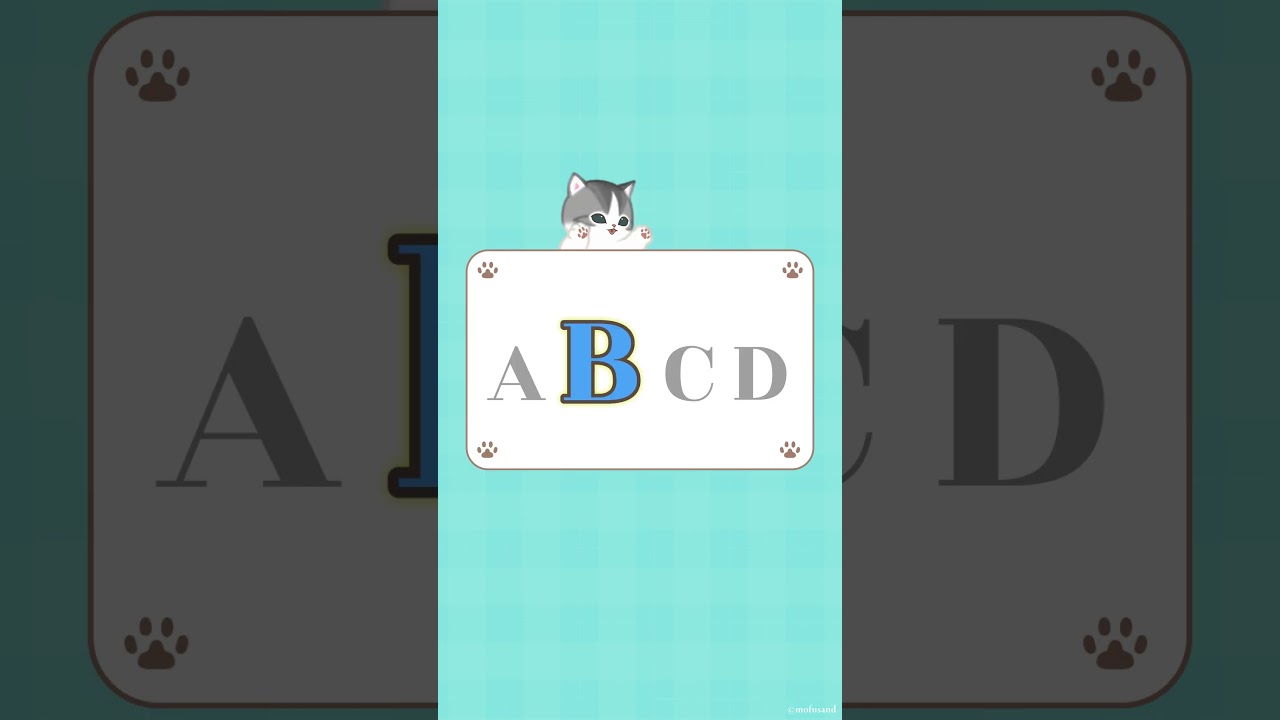 Q. #いちごにゃん の声はA、B、C、Dどれかな？ - YouTube