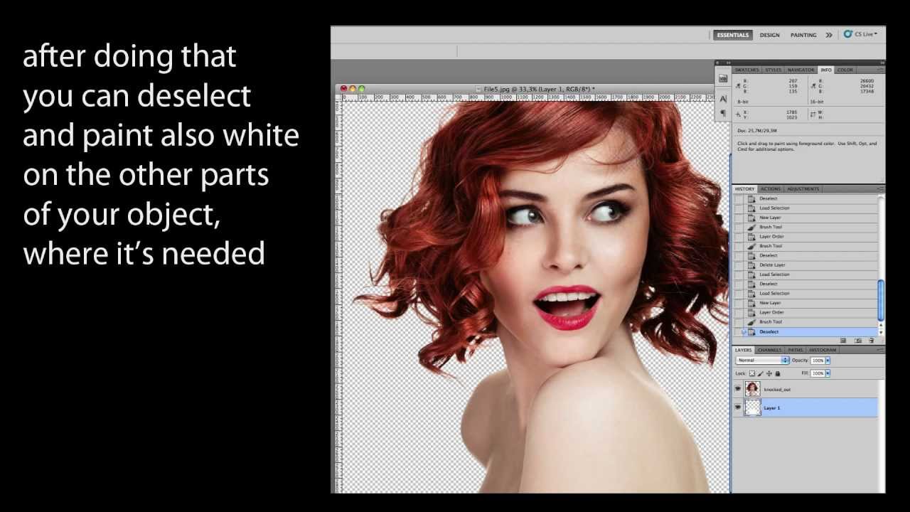 Tutorial: how to isolate objects easily from black or white background ...