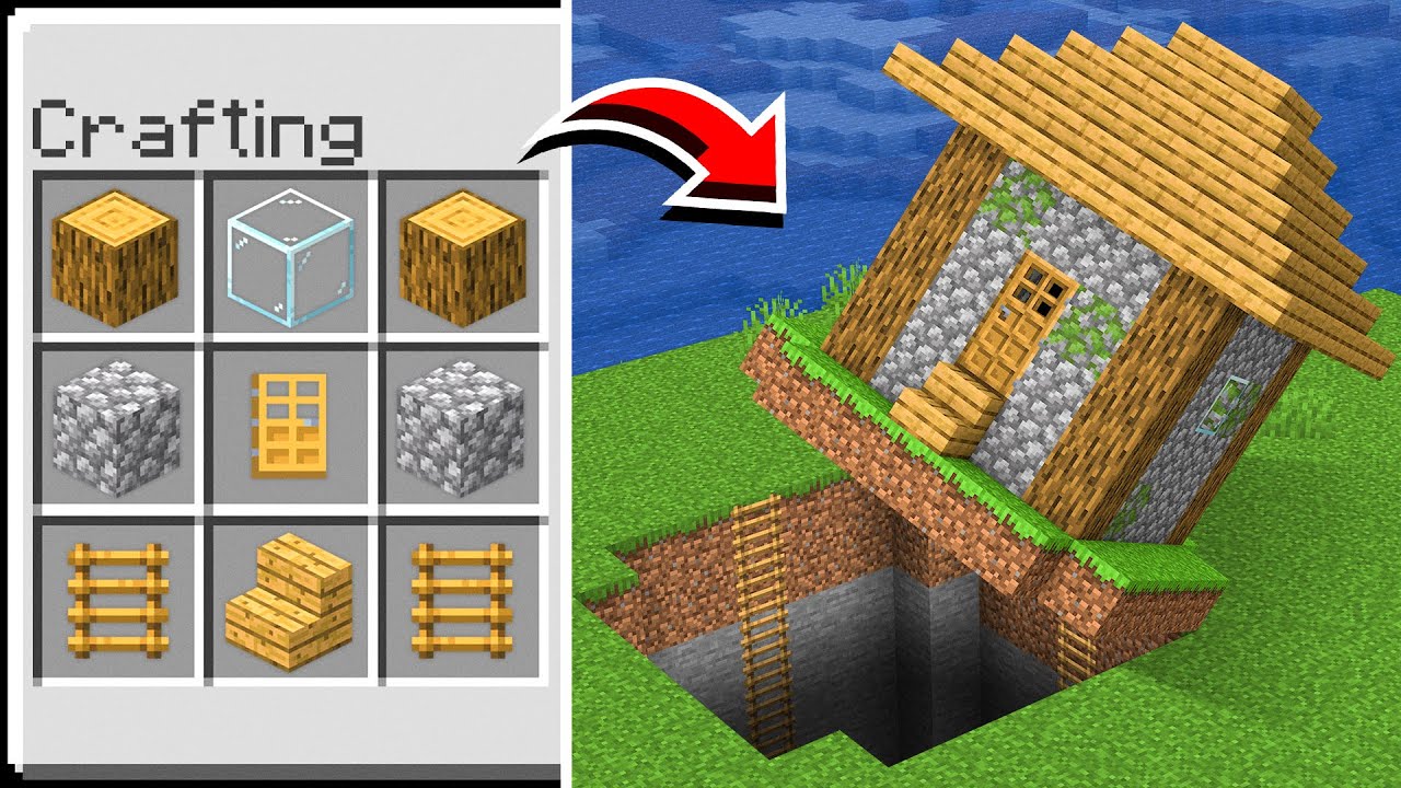 Minecraft, But You Can Craft Secret Bases