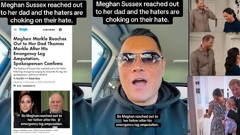 Notorious JTB: Meghan Reached Out to Her Dad & the UK Media Started GASPING for Air 😏😂