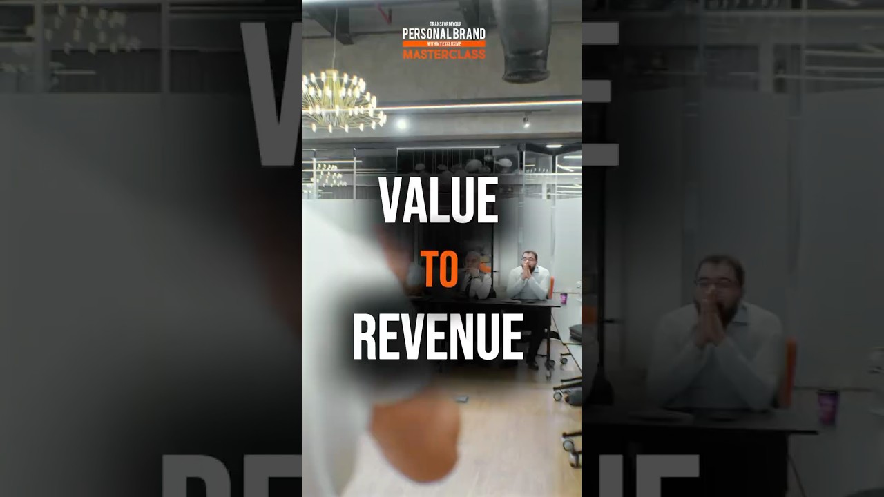 Value to Revenue Personal Branding Masterclass by Hesham Alaraky