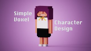 Creating a Simple Voxel Character | Under 5 Mins! | Easy Process using Magicvoxel | Inspiration