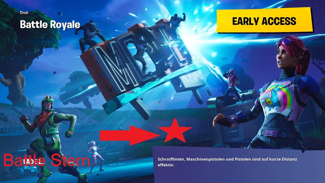 Fortnite - Seasson 5 Battle Stern vom siebten Ladebildschirm
