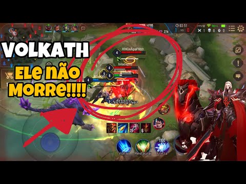 VOLKATH NEW CHAMPION - IMORTAL!!! E MUITO DANO!!!