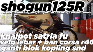 SHOGUN 125 R MODIFIKASI // REVIEW PART SHOGUN 125 R MODIFIKASI // REVIEW PART