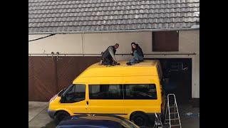 DIY Projekt Ford Transit Ausbau zum Reisemobil - Teil 2 - Dachfenster, Boden