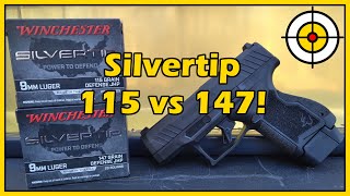 Werewolves Beware! 9mm Winchester Silvertip 115 vs 147 Grain Ballistic Gel Test With The Taurus GX4!
