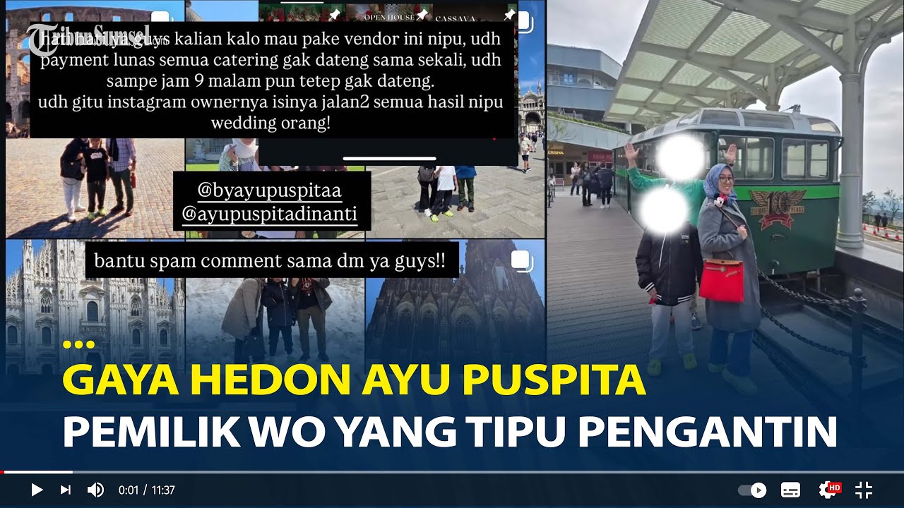 Gaya Hedon Ayu Puspita Pemilik WO yang Tipu Pengantin, Seing Jalan-jalan ke Luar Negri