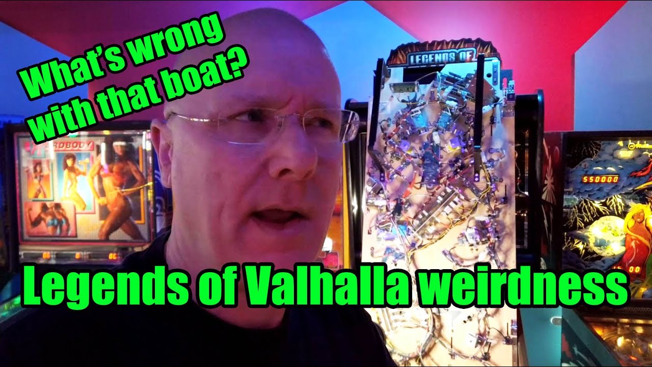 American Pinball Legends of Valhalla weirdness. What's wrong with the boat?