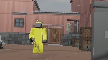 I got a Double Nuke on a CHEATER in Krunker