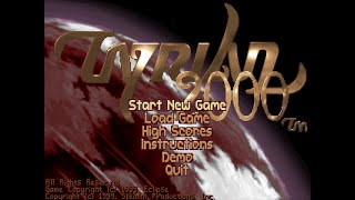 Tyrian 2000 (PC CD-ROM) – Écran-titre (VGA, General MIDI) – 1080p