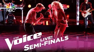 The Voice 2017 Chloe Kohanski & Noah Mac - Semifinals: "Wicked Game" screenshot 5