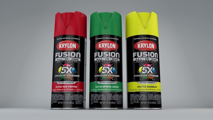 Krylon Fusion All-In-One Gloss Gold Metallic Spray Paint and