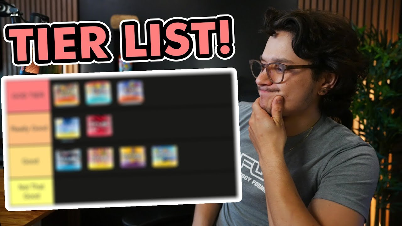 GFUEL Hydration Tier List! 2024! YouTube