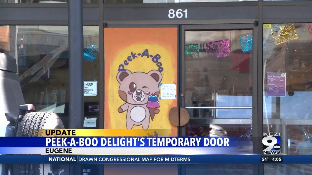 Peek-A-Boo Delight's Temporary Door - YouTube